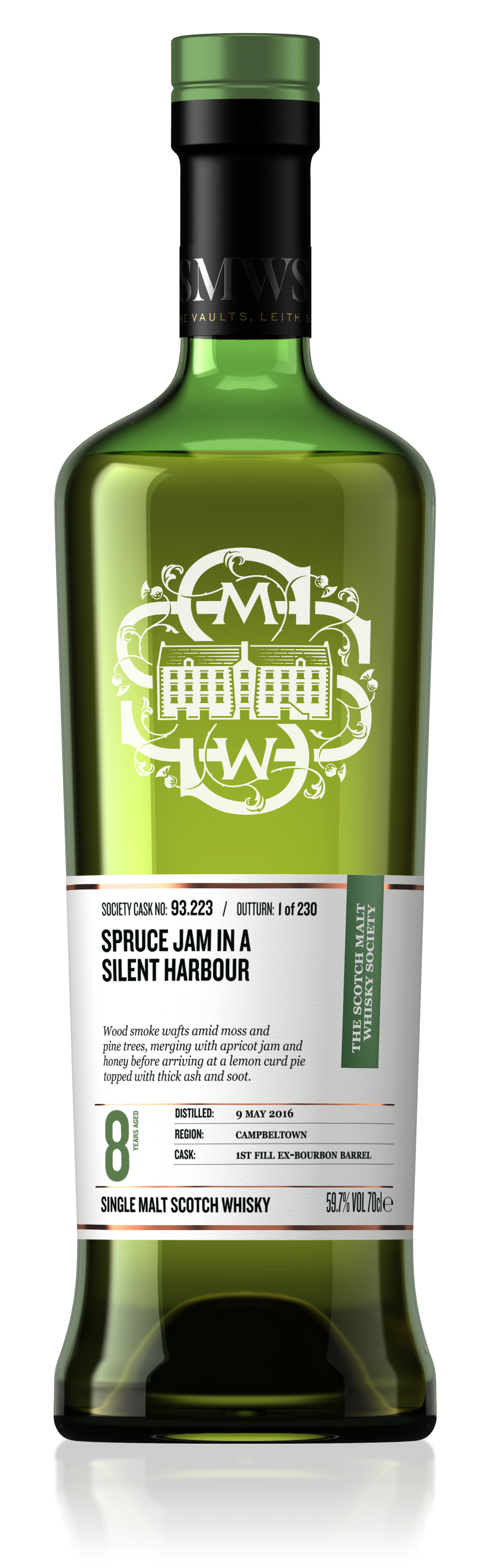 93.223 Spruce jam in a silent harbour