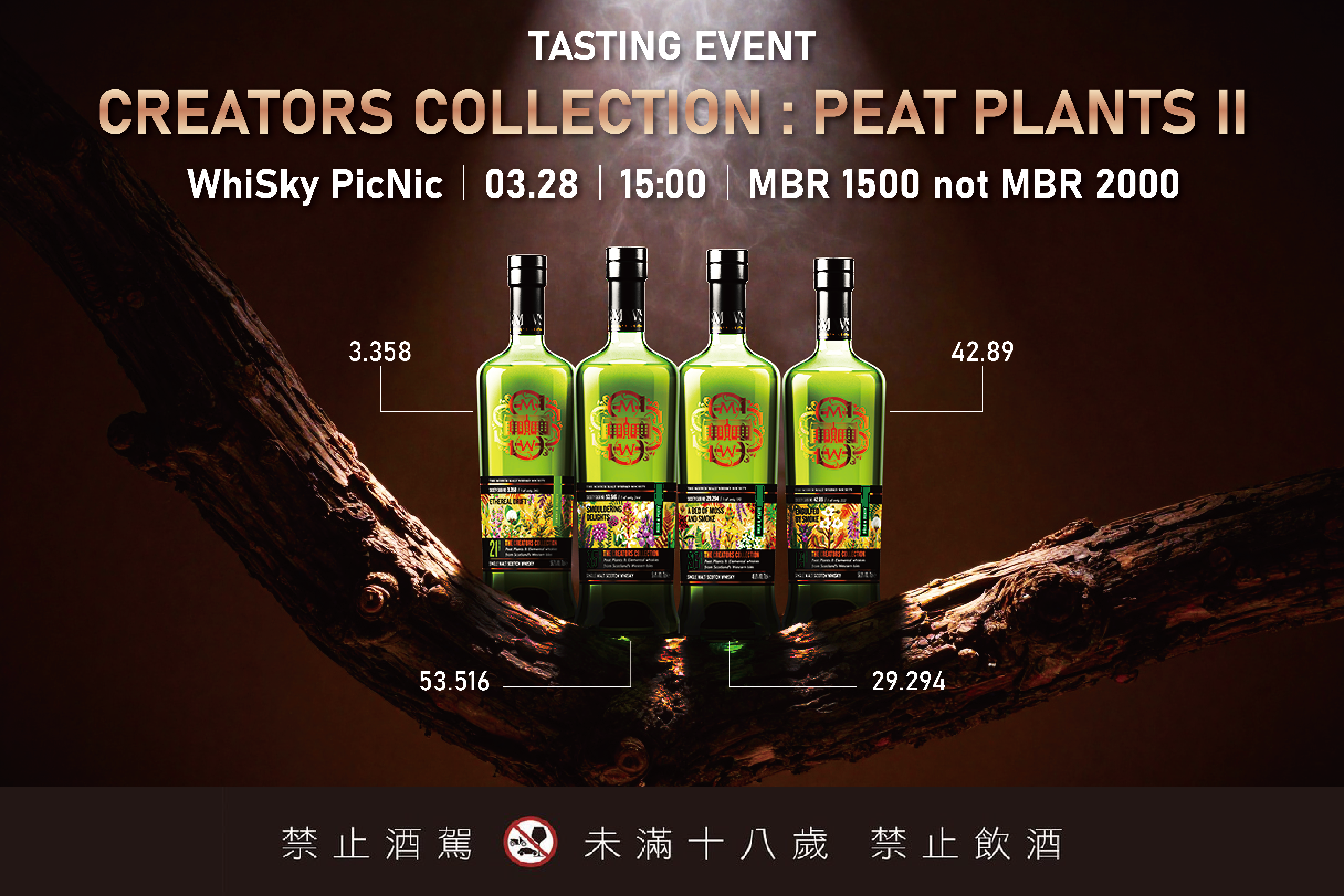 Creators collection : Peat Plants ll 品酒會 IN 威夢旅人